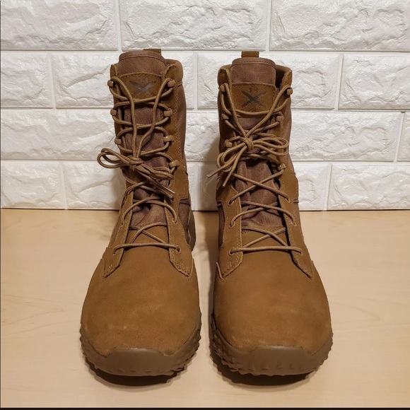 Under Armour Jungle Rat Coyote Tactical Boots Mens Size 14 Brown US Army - Picture 6 of 8